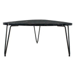 Safavieh Jacky Triangle Coffee Table , COF6202 - Black Marble Veneer/Black Metal