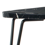 Safavieh Jacky Triangle Coffee Table , COF6202 - Black Marble Veneer/Black Metal