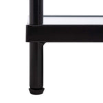 Safavieh Cathal Glass And Mirror Coffee Table , COF6204 - Black / Glass