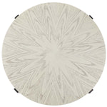 Safavieh Navya Round Coffee Table , COF6207 - White Wash Top / Black Legs