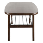 Safavieh Oren 2 Tier Coffee Table , COF6400 - Walnut/Black Metal