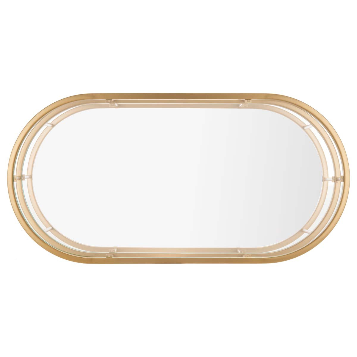 Safavieh Layta 3 Shelf Coffee Table , COF6402 - Gold/Glass