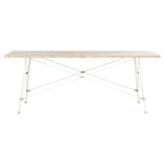 Safavieh Cyprus Coffee Table , COF6500 - White Wash Top/White Legs