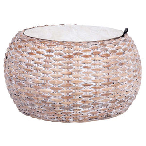Safavieh Klarysa Wood And Rattan Coffee Table , COF6502