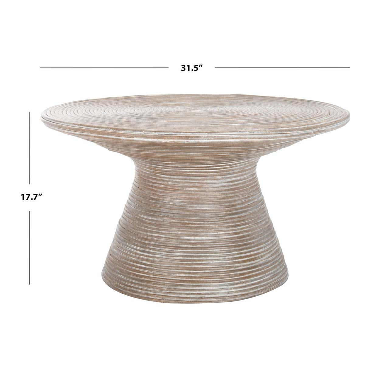 Safavieh Cristina Metal Coffee Table , COF6503 - Grey White Wash