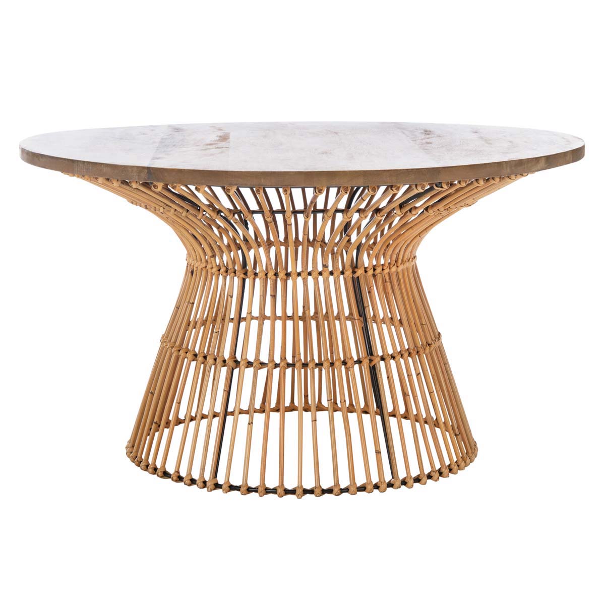 Safavieh Whent Round Coffee Table, COF6507 - Natural/Black