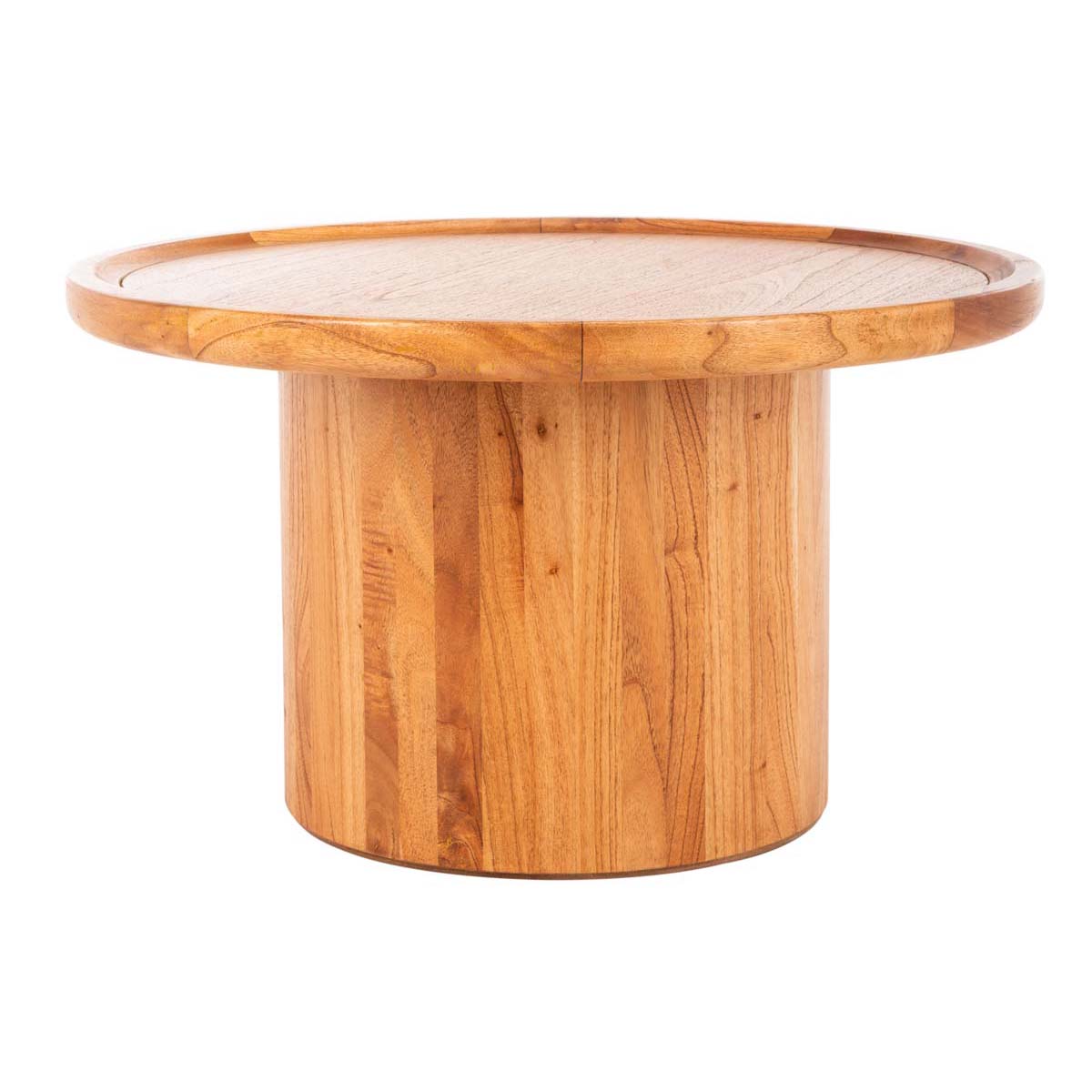 Safavieh Devin Round Pedestal Coffee Table , COF6600 - Natural