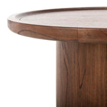 Safavieh Devin Round Pedestal Coffee Table , COF6600 - Dark Oak