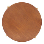 Safavieh Diangela Round Coffee Table , COF6605 - Natural / Gold