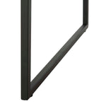 Safavieh Tristan Rectangular Modern Coffee Table , COF7000 - Black / Black Metal Legs