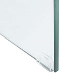 safavieh kayley glass coffee table, cof7004 - Glass / Faux White Marble