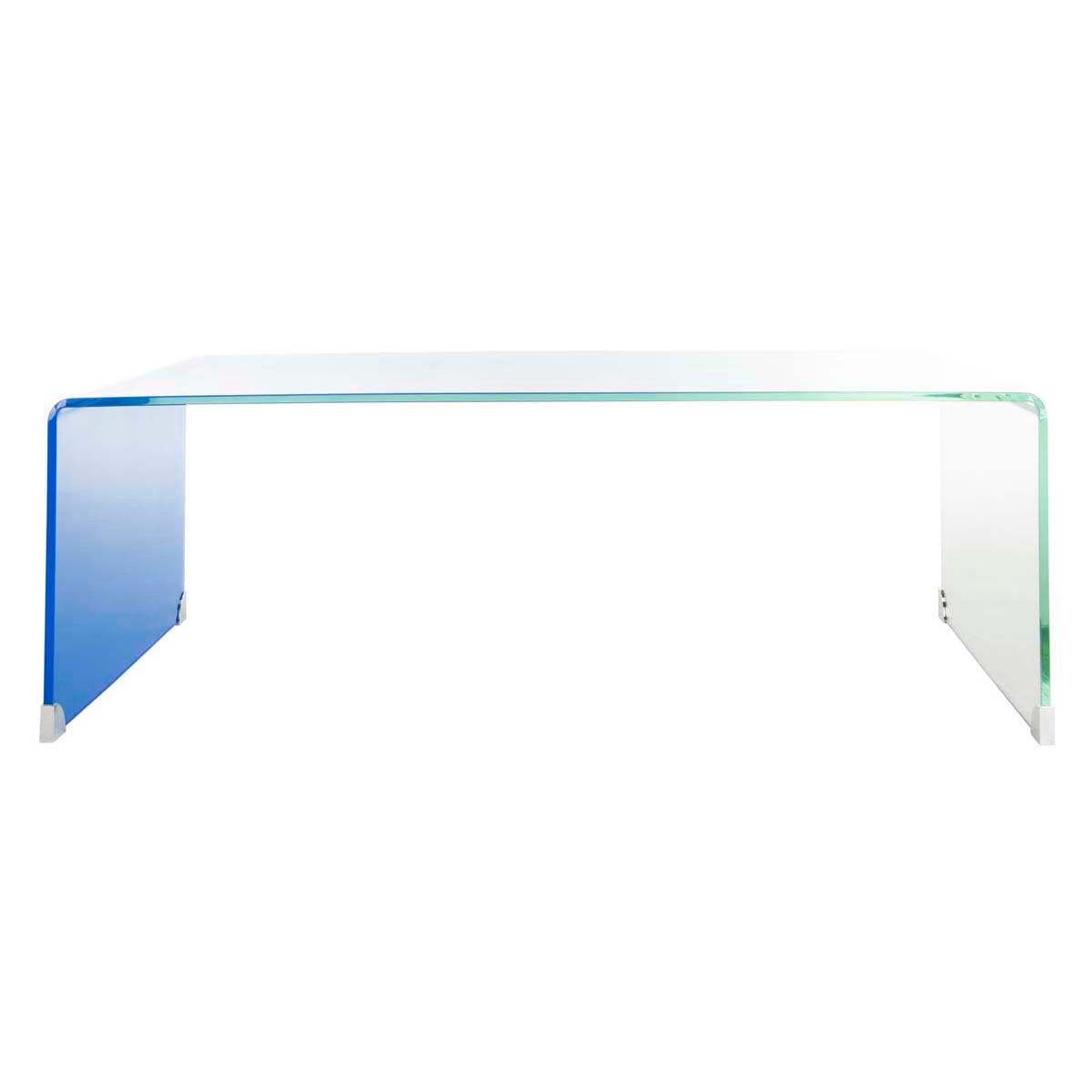 Safavieh Crysta Ombre Glass Coffee Table , COF7300 - Clear/Blue