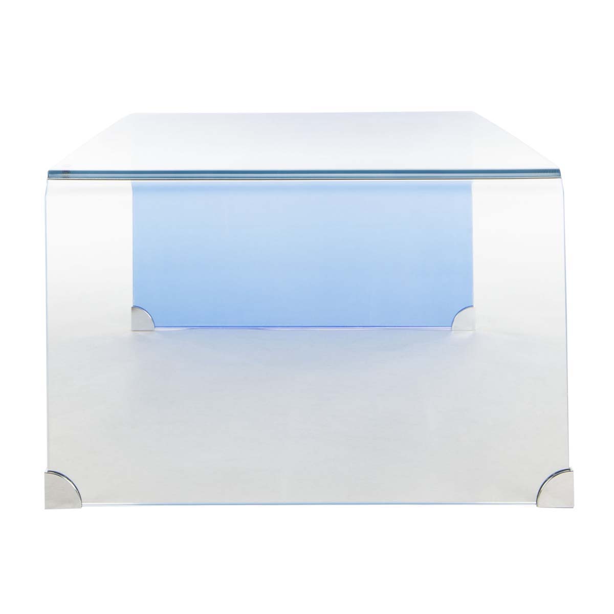 Safavieh Crysta Ombre Glass Coffee Table , COF7300 - Clear/Blue