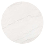 Safavieh Syrio Round Marble Coffee Table , COF8100 - Marble / Walnut