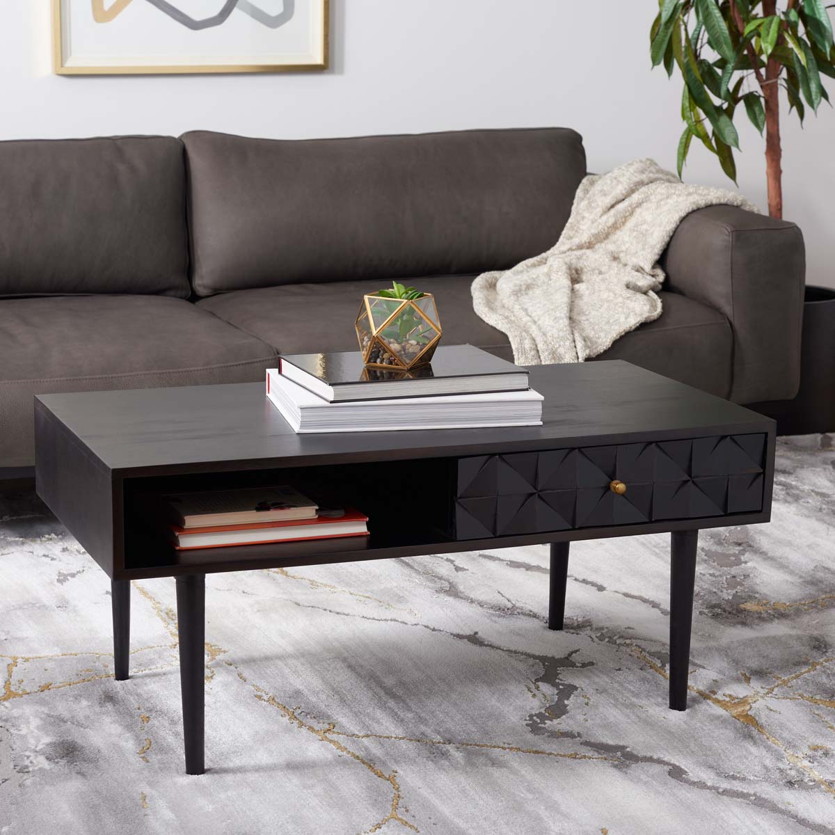 Safavieh Lexington Coffee Table , COF9006 - Black
