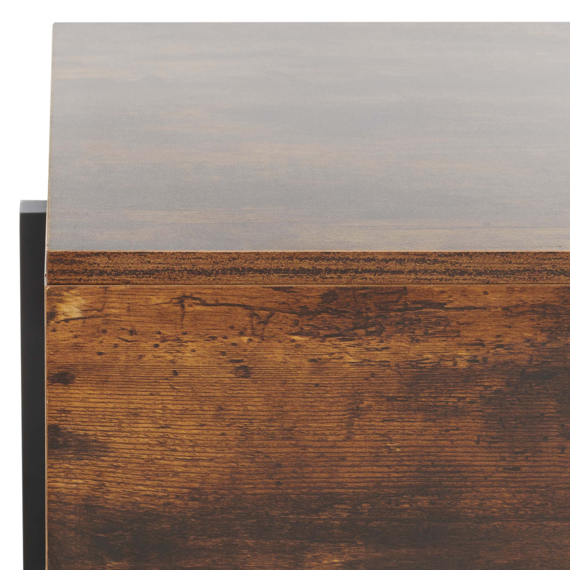 Safavieh Jaxith Coffee Table , COF9304 - Multi Brown / Black