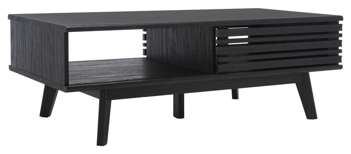 Safavieh Rori 1 Shelf Coffee Table , COF9600 - Black