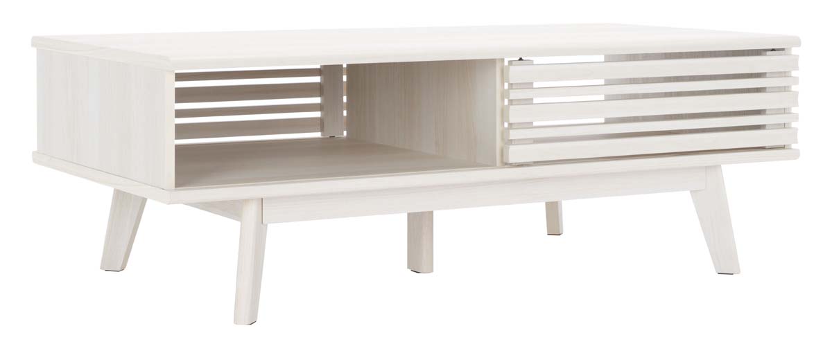 Safavieh Rori 1 Shelf Coffee Table , COF9600 - White