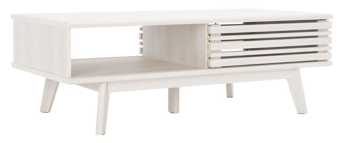 Safavieh Rori 1 Shelf Coffee Table , COF9600 - White