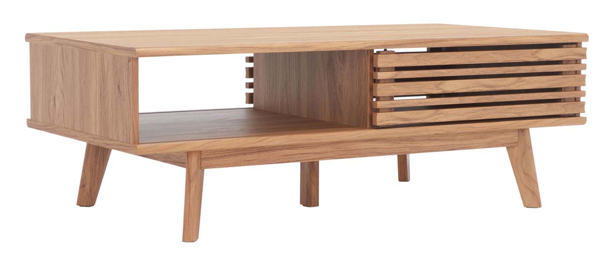 Safavieh Rori 1 Shelf Coffee Table , COF9600 - Oak