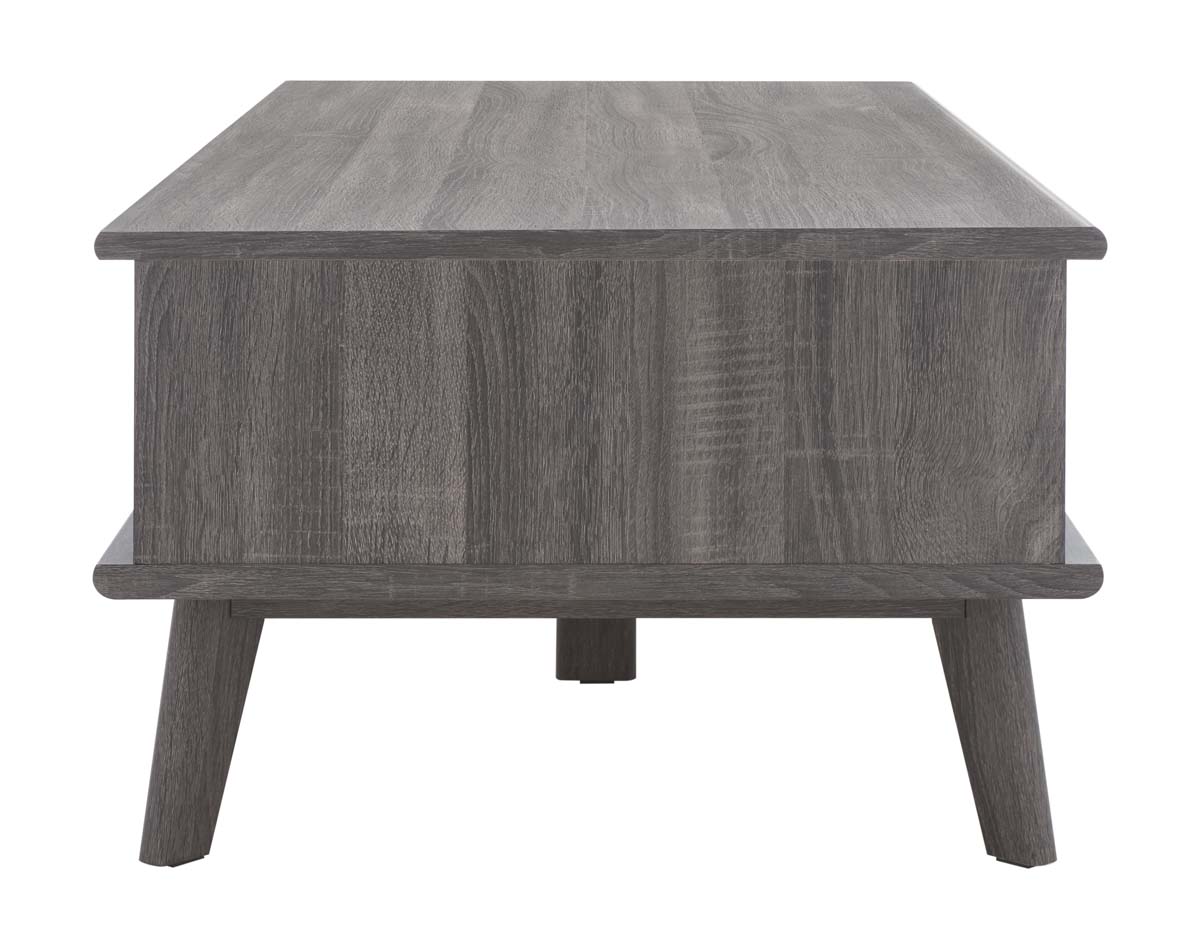 Safavieh Rori 1 Shelf Coffee Table , COF9600 - Distressed Black