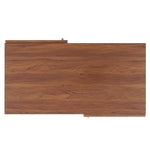 Safavieh Silvanna 2 Door Coffee Table, Walnut / Natural Rattan - Walnut / Natural Rattan