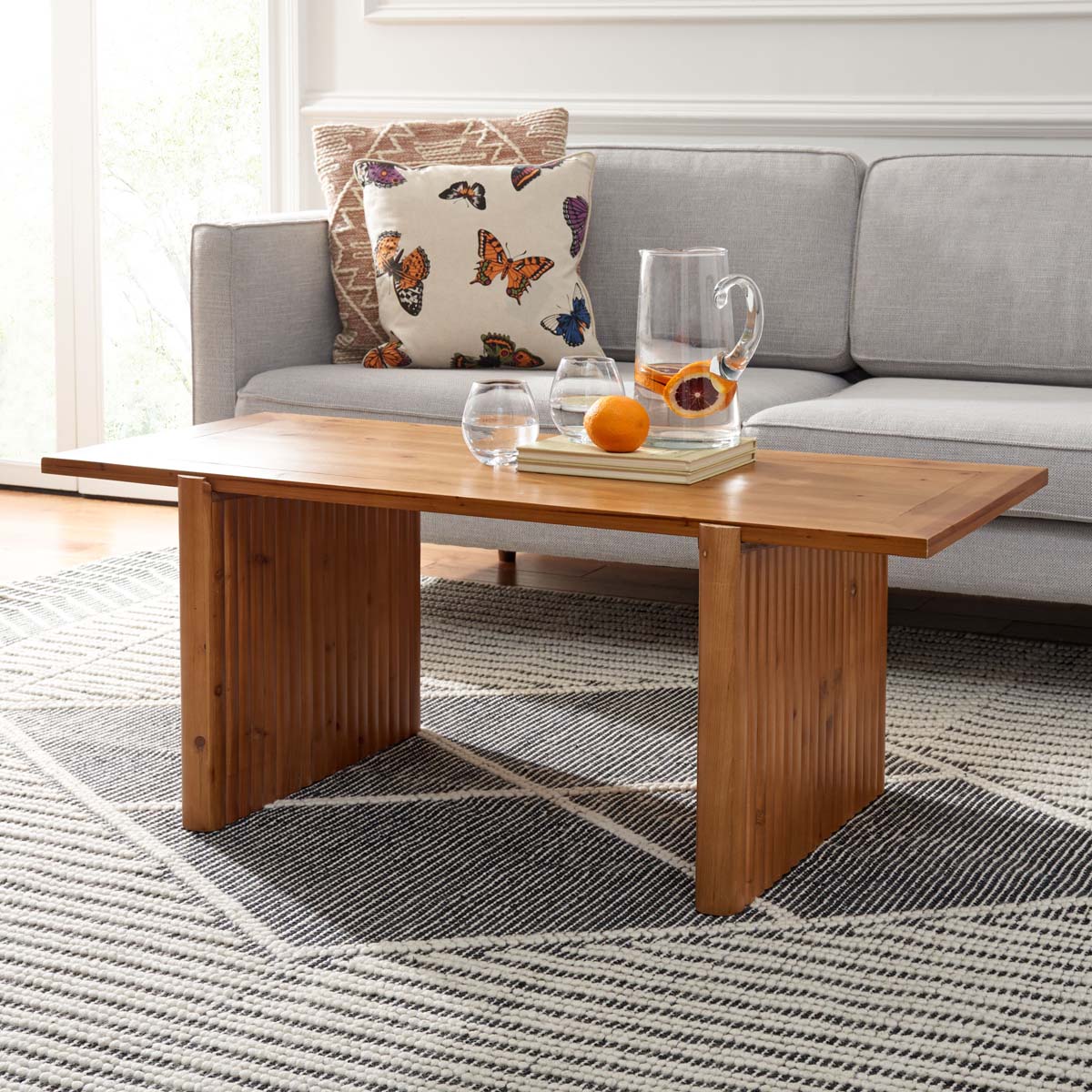 Safavieh Buckley Rectangle Coffee Table , COF9701 - Brown