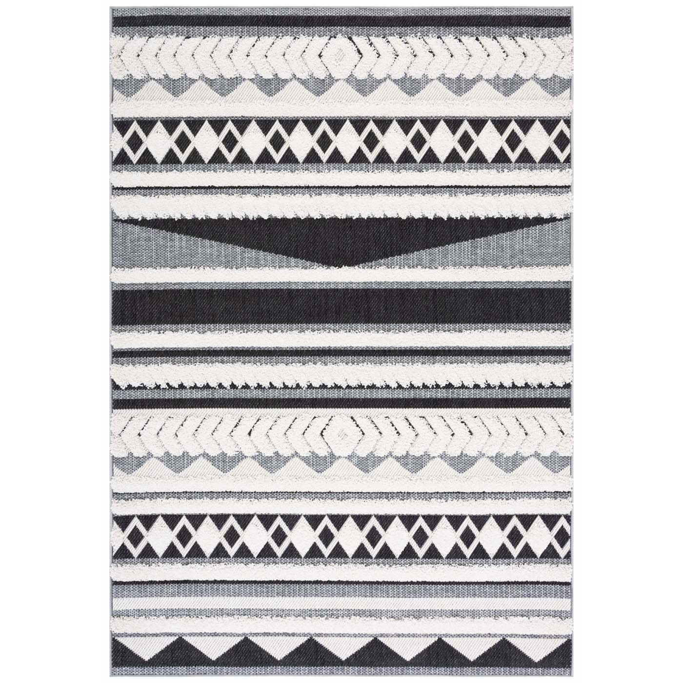 Safavieh Cottage 204 Rug, COT204 - Ivory / Black