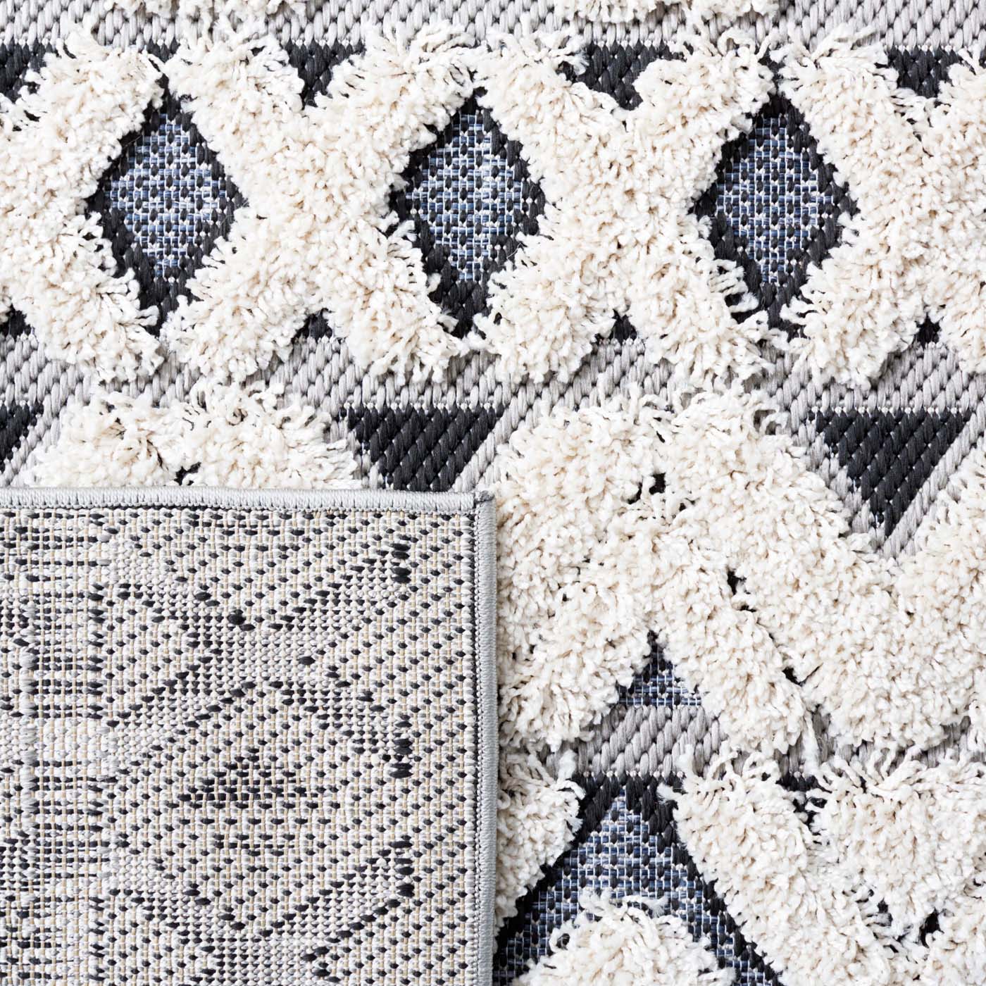 Safavieh Cottage 210 Rug, COT210 - Ivory / Dark Grey