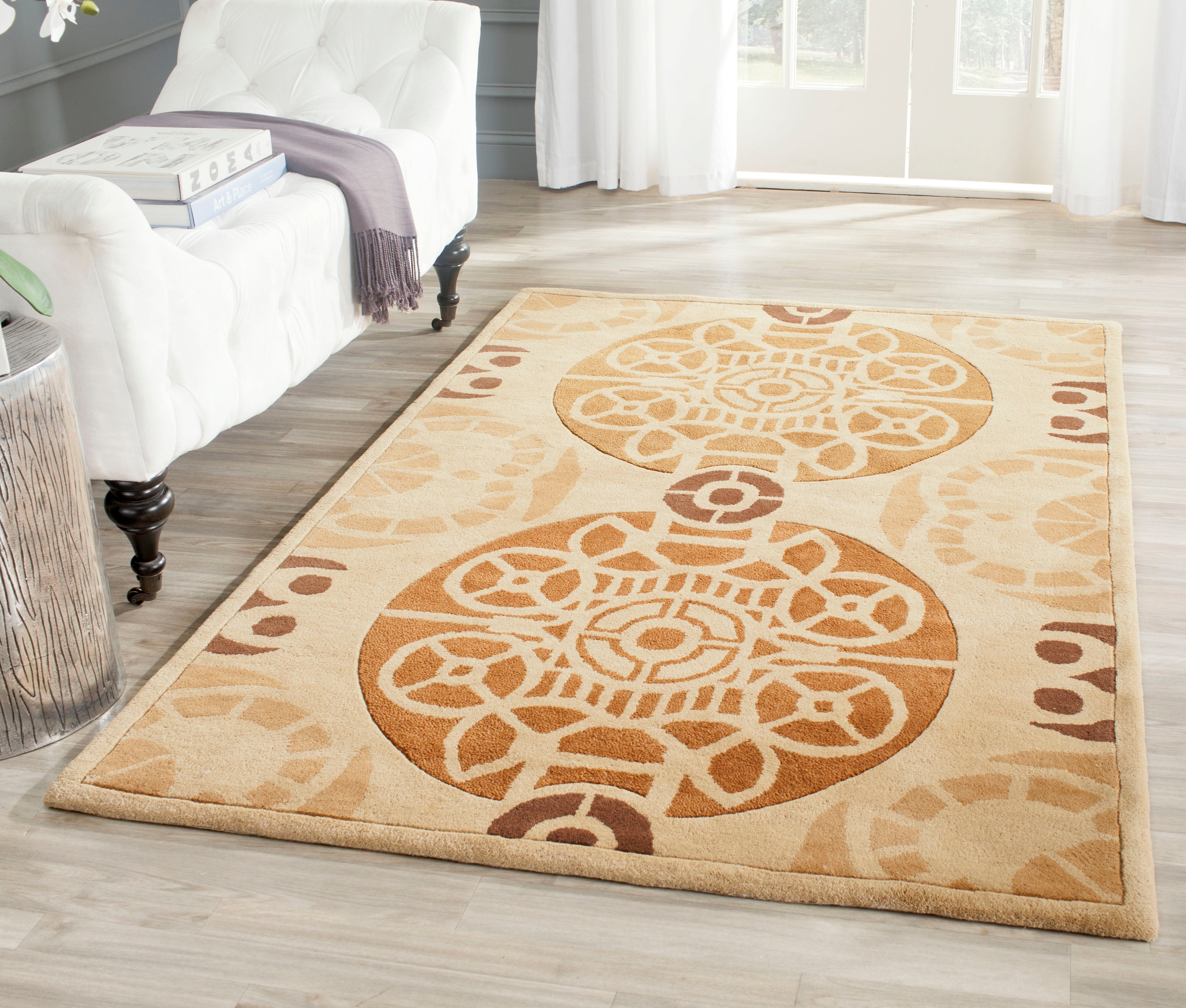 Safavieh Capri 353 Rug, CPR353 - Gold / Multi