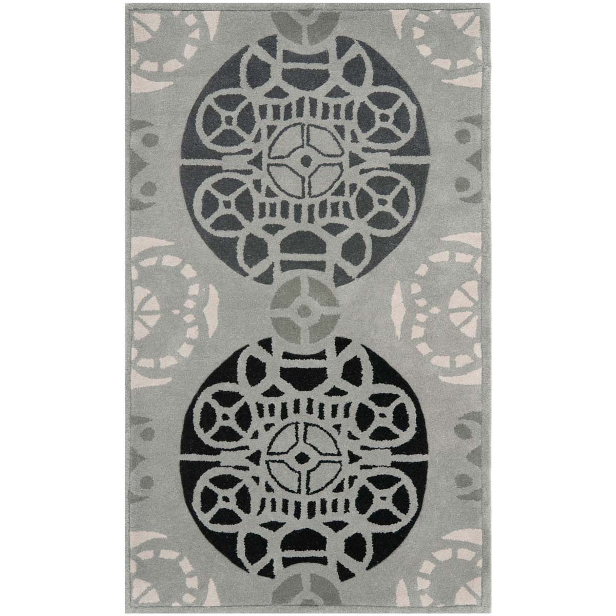 Safavieh Capri 353 Rug, CPR353 - Grey / Black