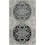 Safavieh Capri 353 Rug, CPR353 - Grey / Black