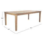 Safavieh Couture Dominica Wooden Outdoor Dining Table