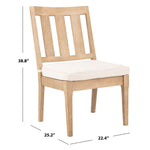 Safavieh Couture Dominica Wooden Outdoor Dining Chair