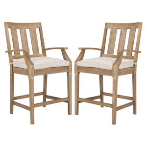 Safavieh Couture San Salvador Patio Bar Stools(Set of 2), CPT1020