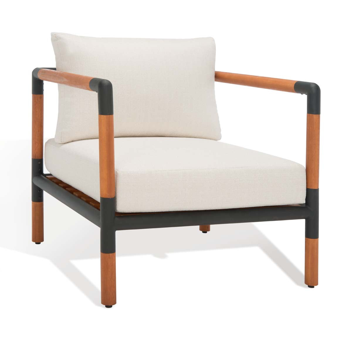 Safavieh Couture Tommy Metal And Wood Patio Chair
