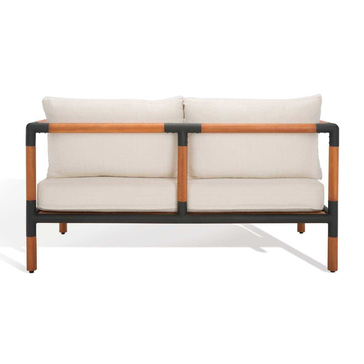 Safavieh Couture Tommy Metal And Wood Patio Sofa