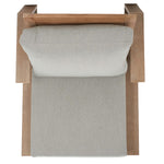 Safavieh Lanai Wood Patio Chair, Dark Brown / Beige - Dark Brown / Beige