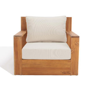 Safavieh Kauai Brazilian Teak Patio Chair, CPT1040