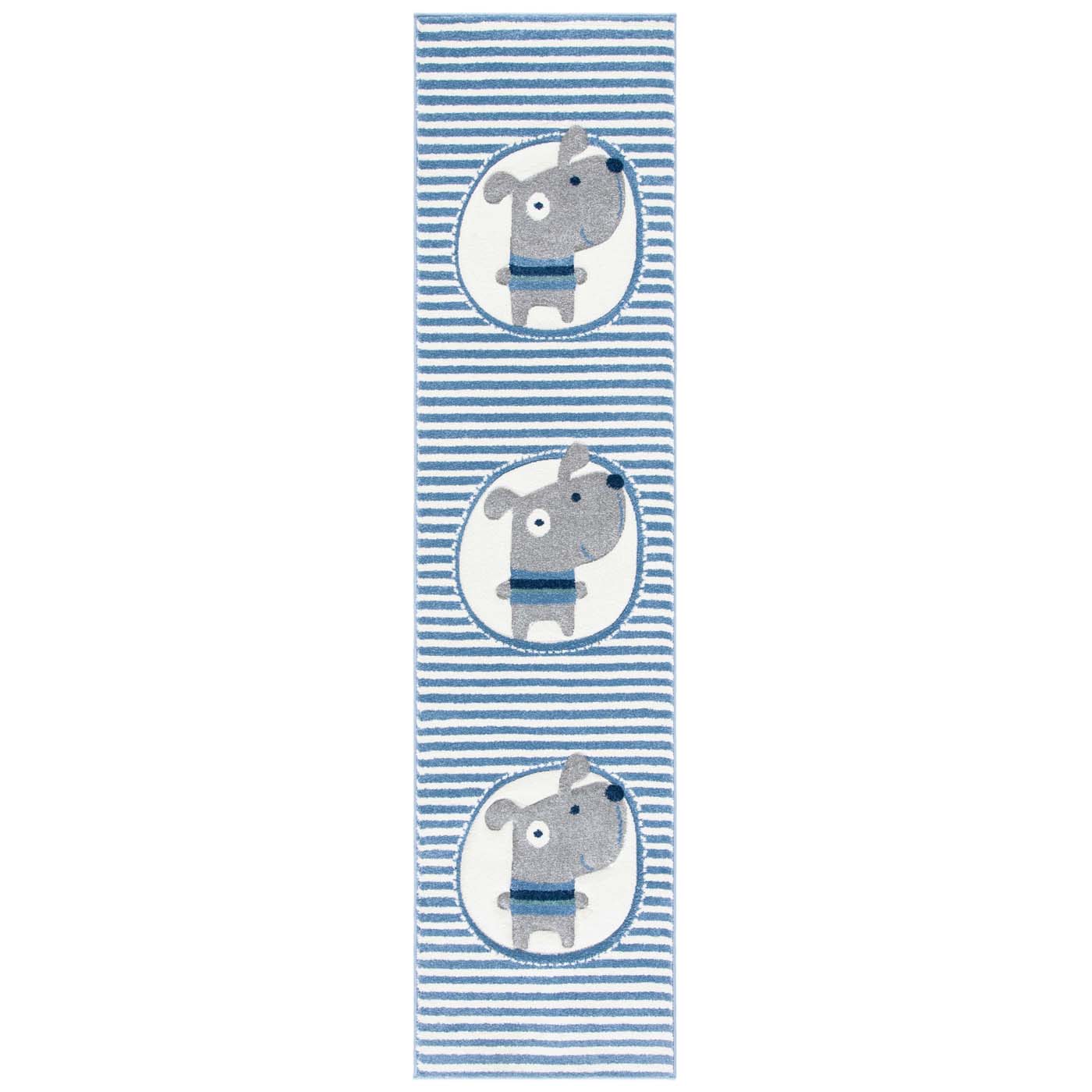 Safavieh Carousel Kids 126 Rug, CRK126 - Ivory / Blue