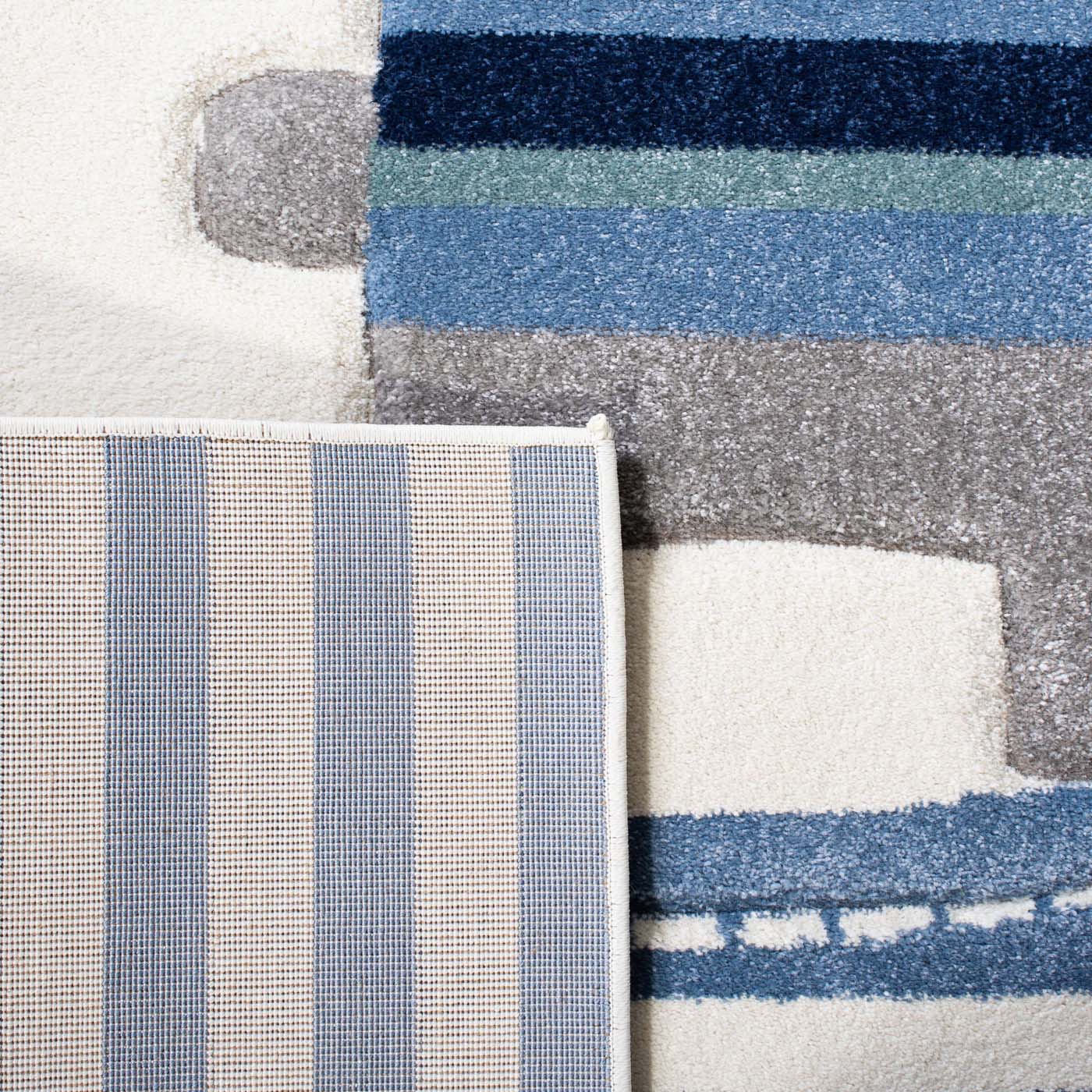 Safavieh Carousel Kids 126 Rug, CRK126 - Ivory / Blue