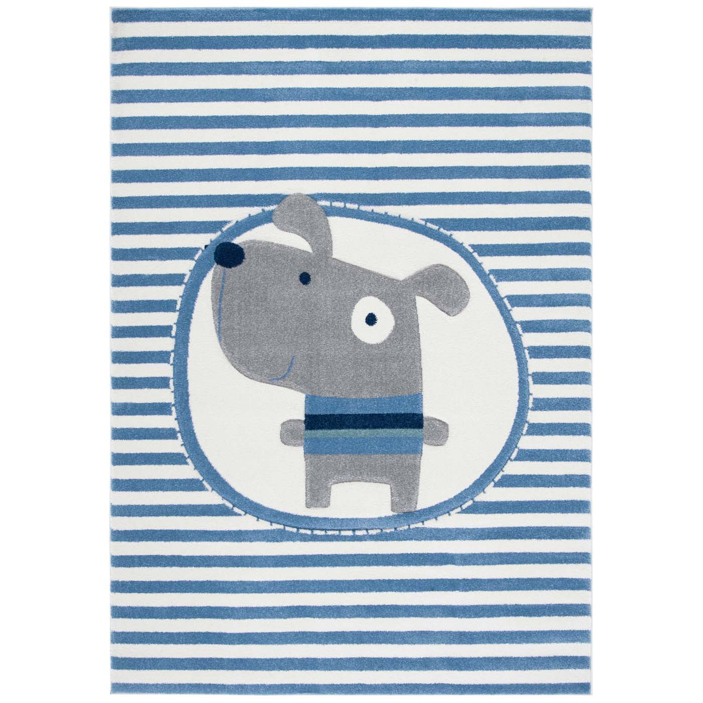 Safavieh Carousel Kids 126 Rug, CRK126 - Ivory / Blue