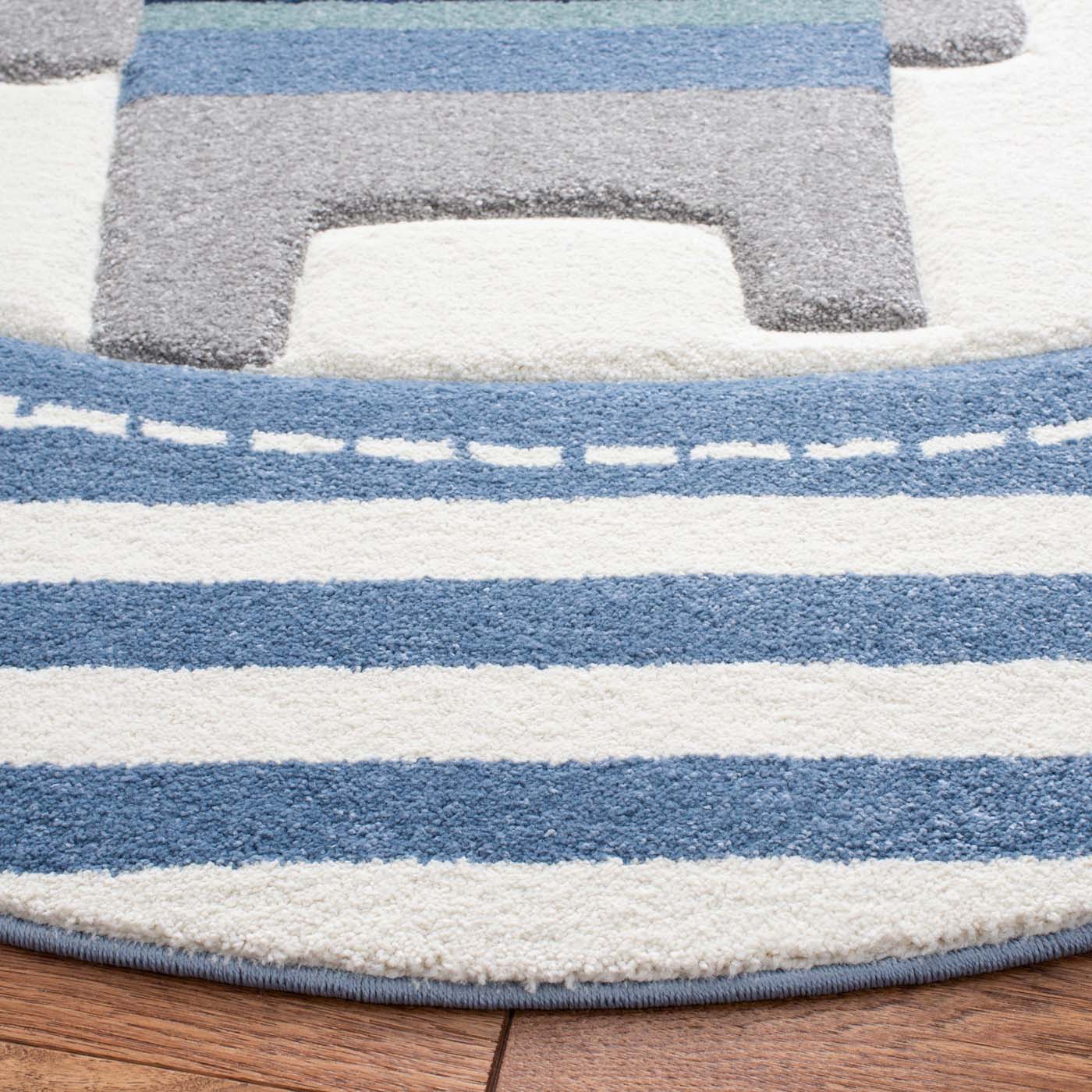 Safavieh Carousel Kids 126 Rug, CRK126 - Ivory / Blue
