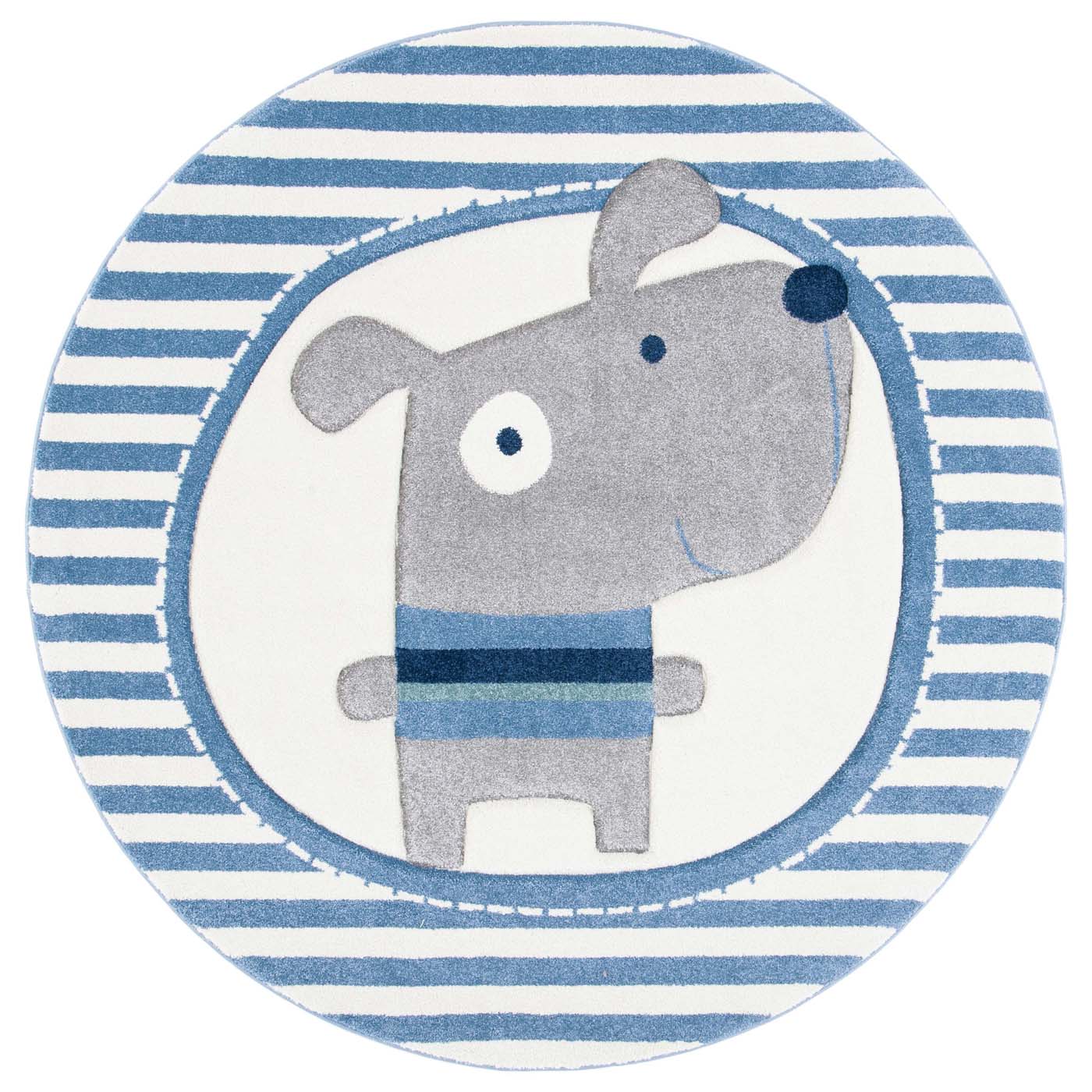 Safavieh Carousel Kids 126 Rug, CRK126 - Ivory / Blue