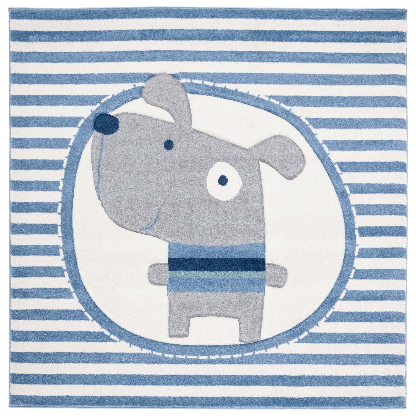 Safavieh Carousel Kids 126 Rug, CRK126 - Ivory / Blue