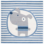 Safavieh Carousel Kids 126 Rug, CRK126 - Ivory / Blue