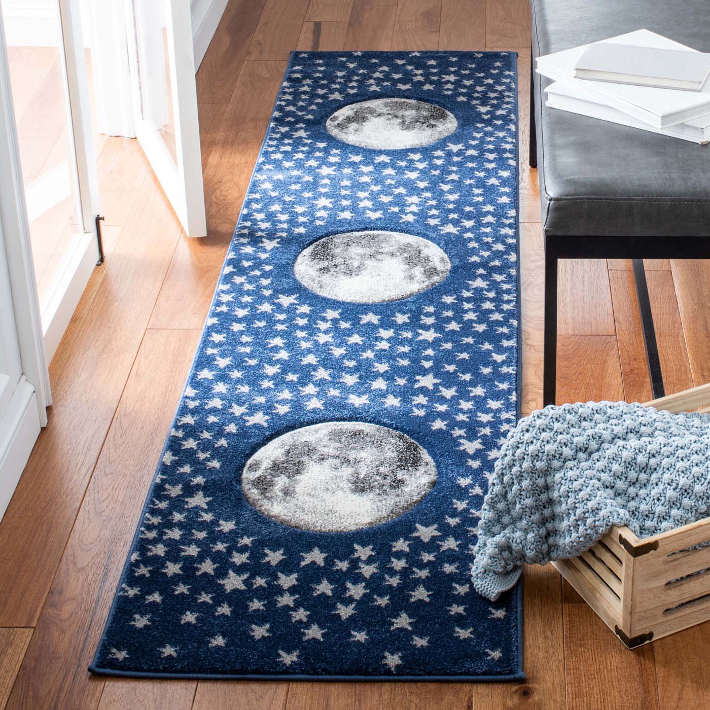 Safavieh Carousel Kids 135 Rug, CRK135 - Navy / Grey