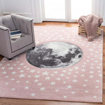 Safavieh Carousel Kids 135 Rug, CRK135 - Pink / Grey