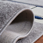 Safavieh Carousel Kids 137 Rug, CRK137 - Light Grey / Red