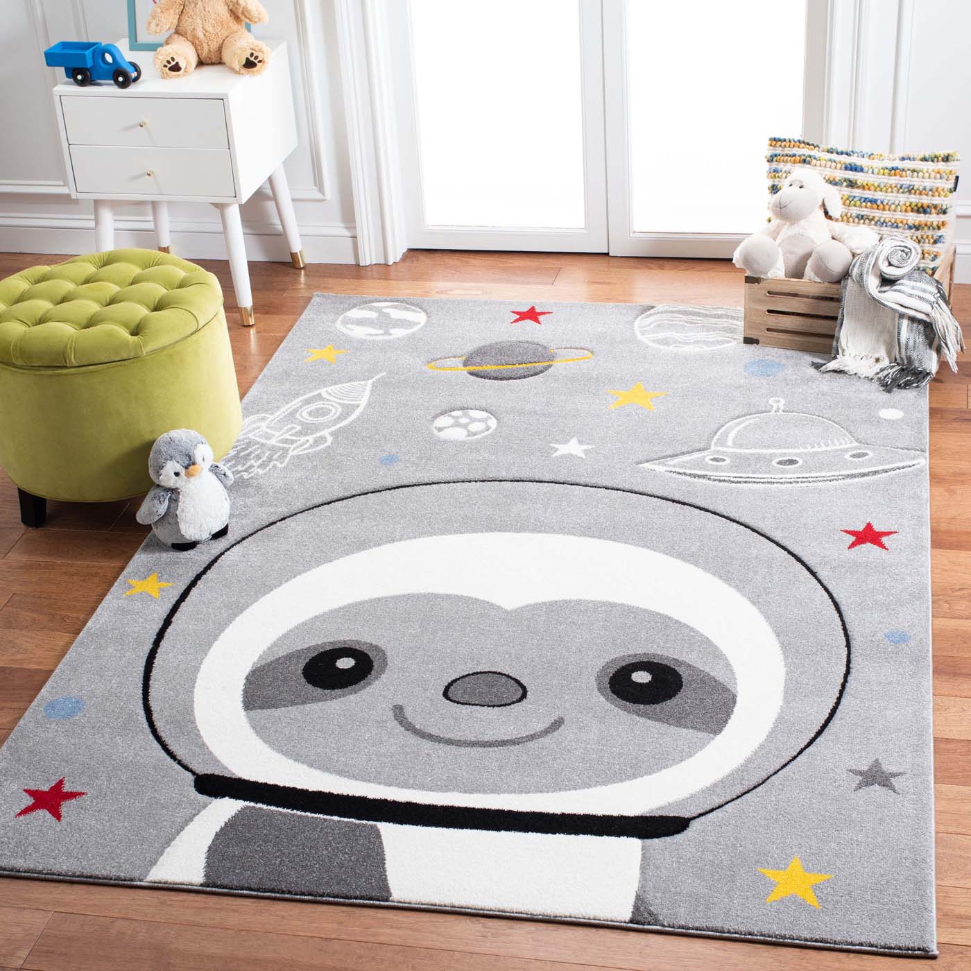 Safavieh Carousel Kids 140 Rug, CRK140 - Grey / Ivory